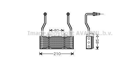 AVA QUALITY COOLING Moottoriöljyn jäähdytin CN3022